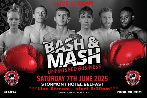 Watch all the action LIVE from your very own Ringside seat when you purchase the LIVE stream of the Bash n Mash
