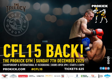 Experience an unforgettable evening of combat sports, featuring 10 thrilling K1 kickboxing fights with all your cherished ProKick stars. Doors open at 3:00 PM, with the show commencing at 3:30 PM at the ProKick Gym, located at 2-6 Laburnum Street, BT5 5BD Belfast.